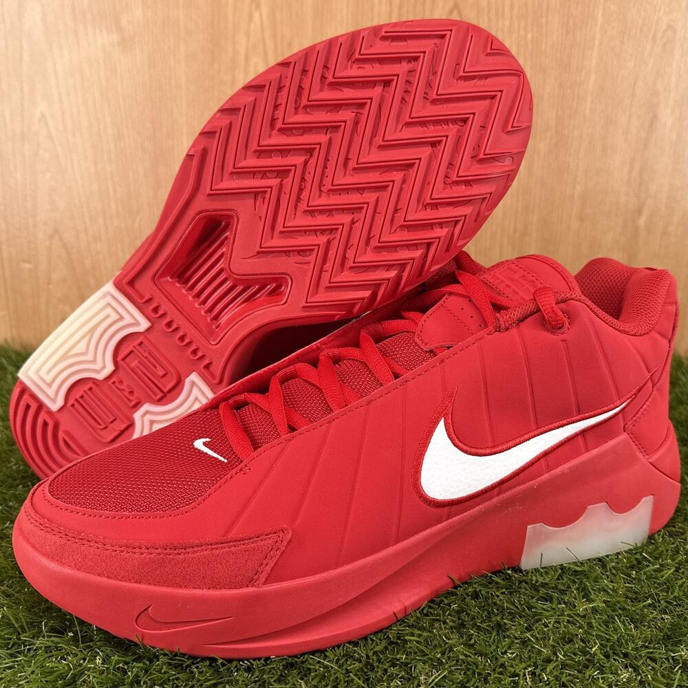 Nike LeBron Witness 9 University Red Basketball Shoes II7520-600 Mens Sz 11.5